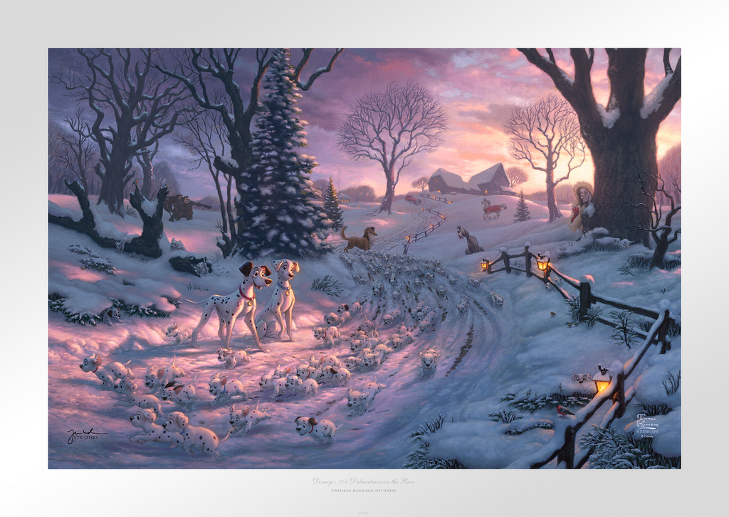101 Dalmatians on the Run Disney & Pixar Cruella De Vil Dalmatian Art Print