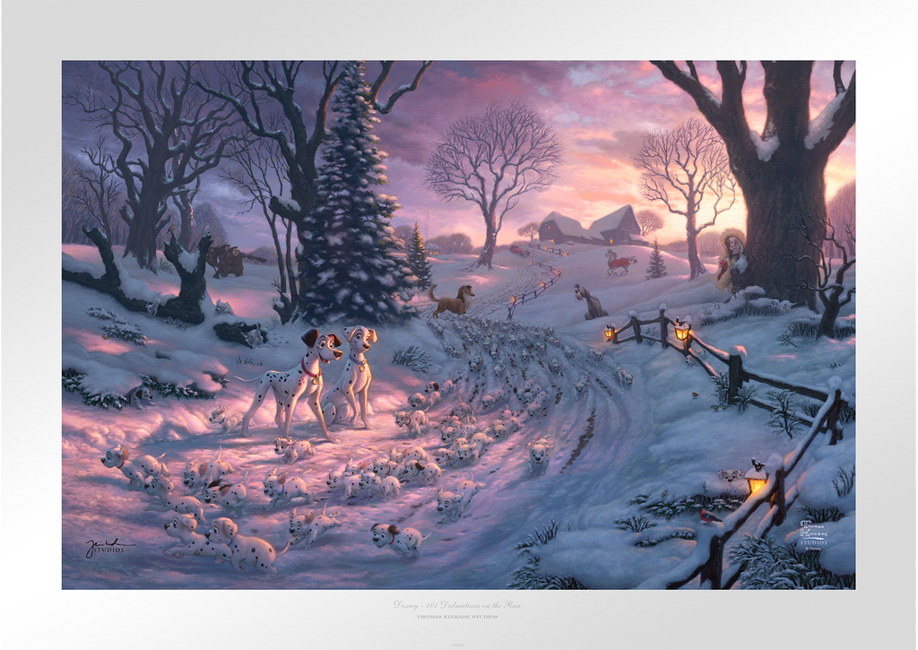 101 Dalmatians on the Run Disney & Pixar Cruella De Vil Dalmatian Art Print