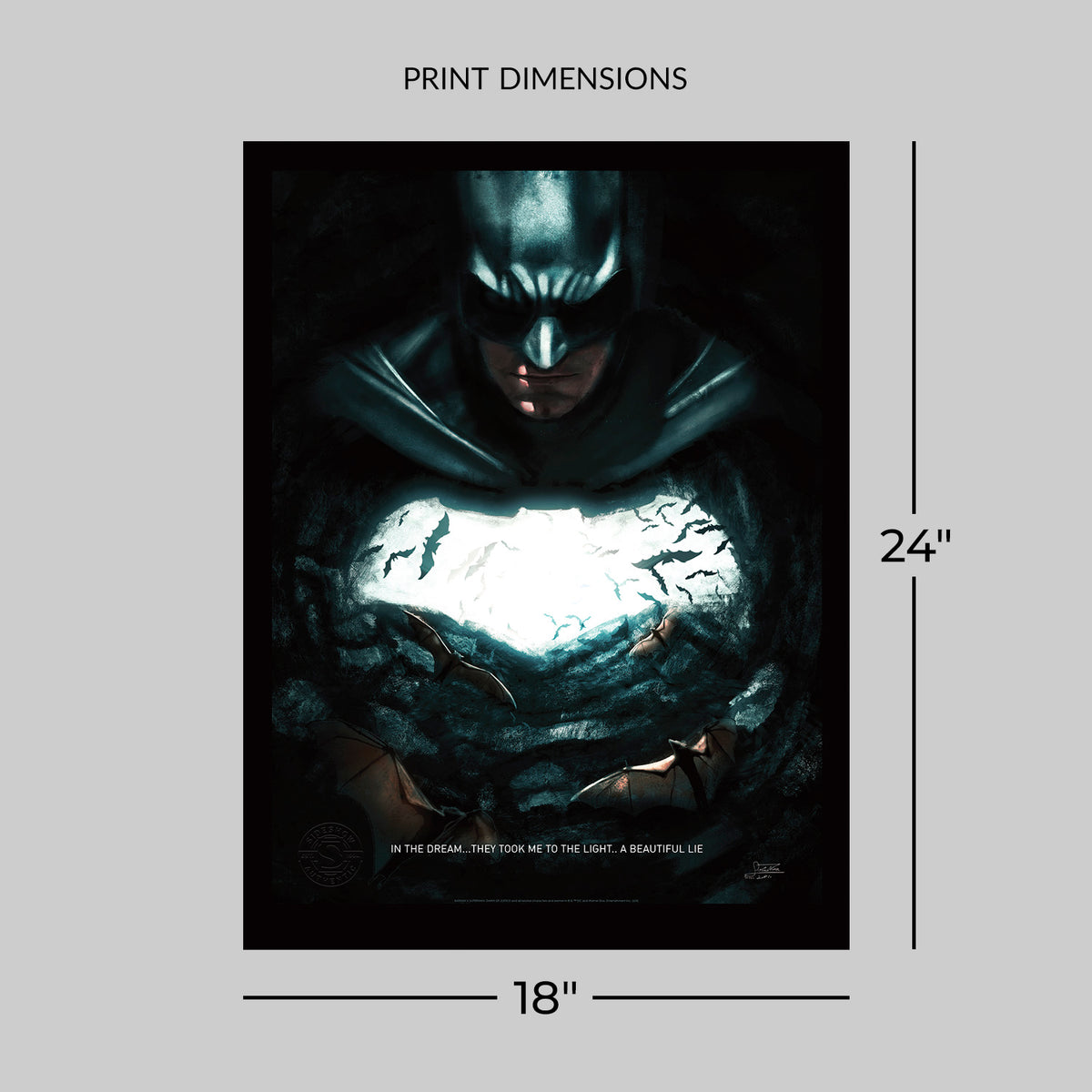 A Beautiful Lie DC Batman Movie Poster