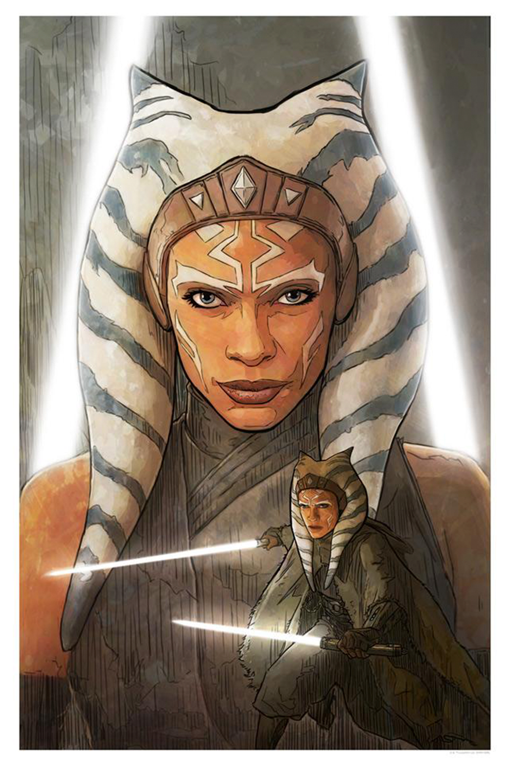A Jedi Plagues Me Star Wars Ahsoka Tano Art Print