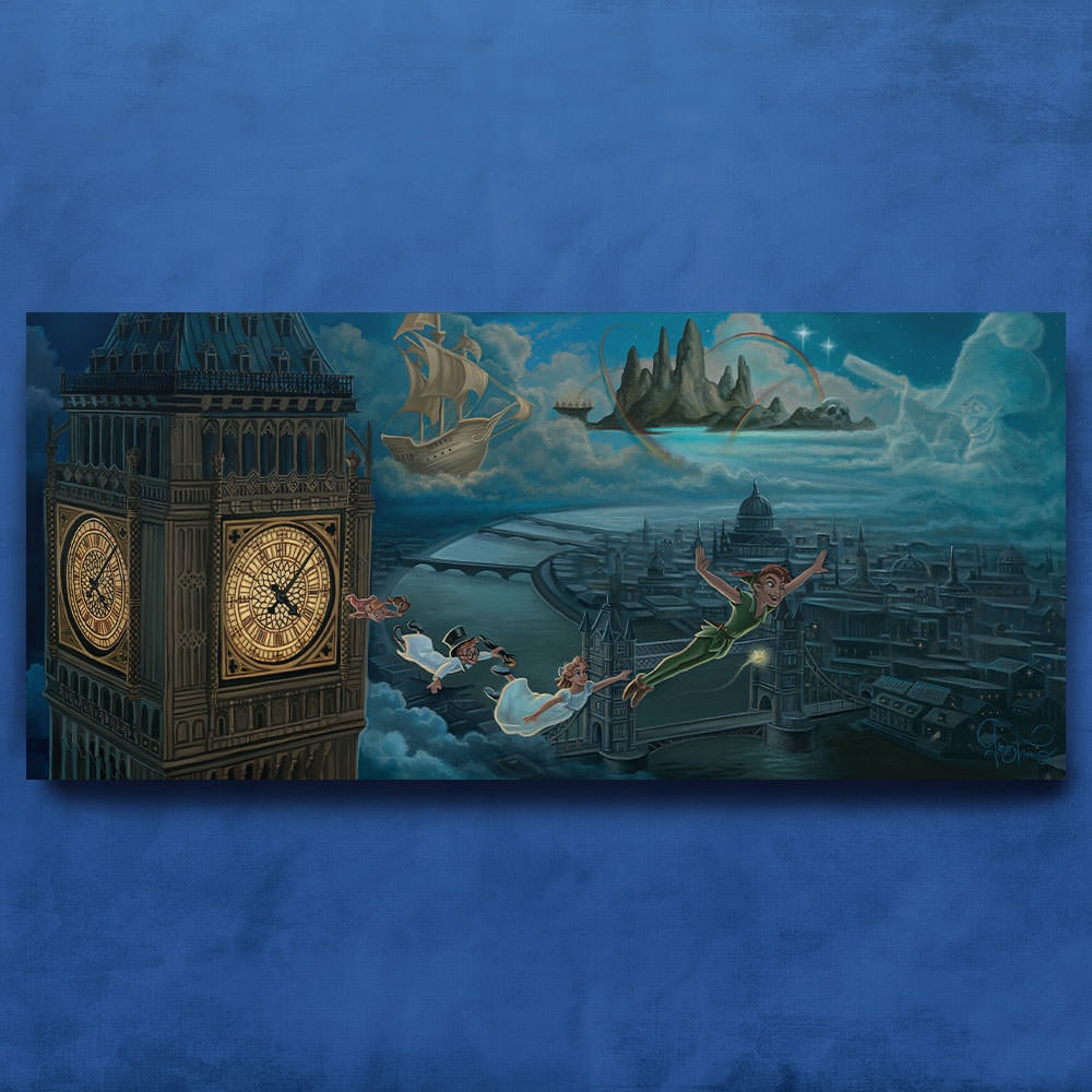 A Journey to Neverland Disney Peter Pan Wendy Darling Art Print