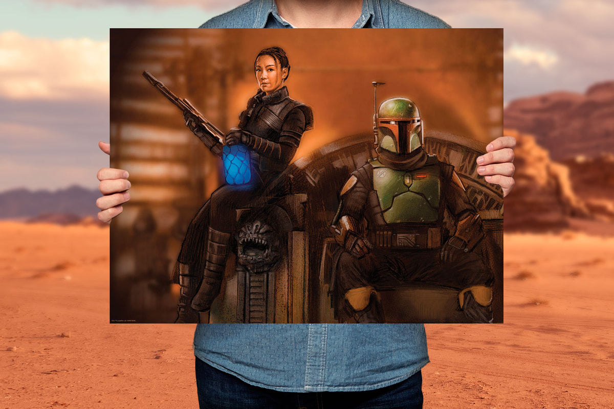 A New Crime Lord Star Wars Boba Fett Fennec Shand Art Print