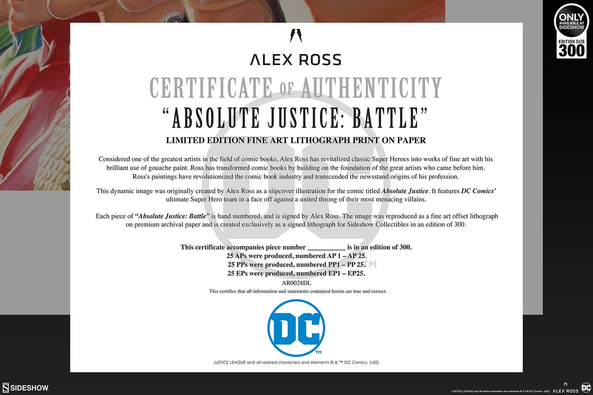 Absolute Justice: Battle DC Art Print