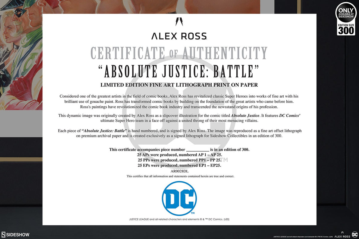 Absolute Justice: Battle DC Art Print