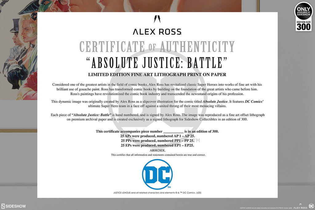 Absolute Justice: Battle DC Art Print