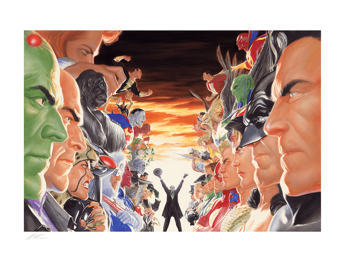 Absolute Justice: Battle DC Art Print