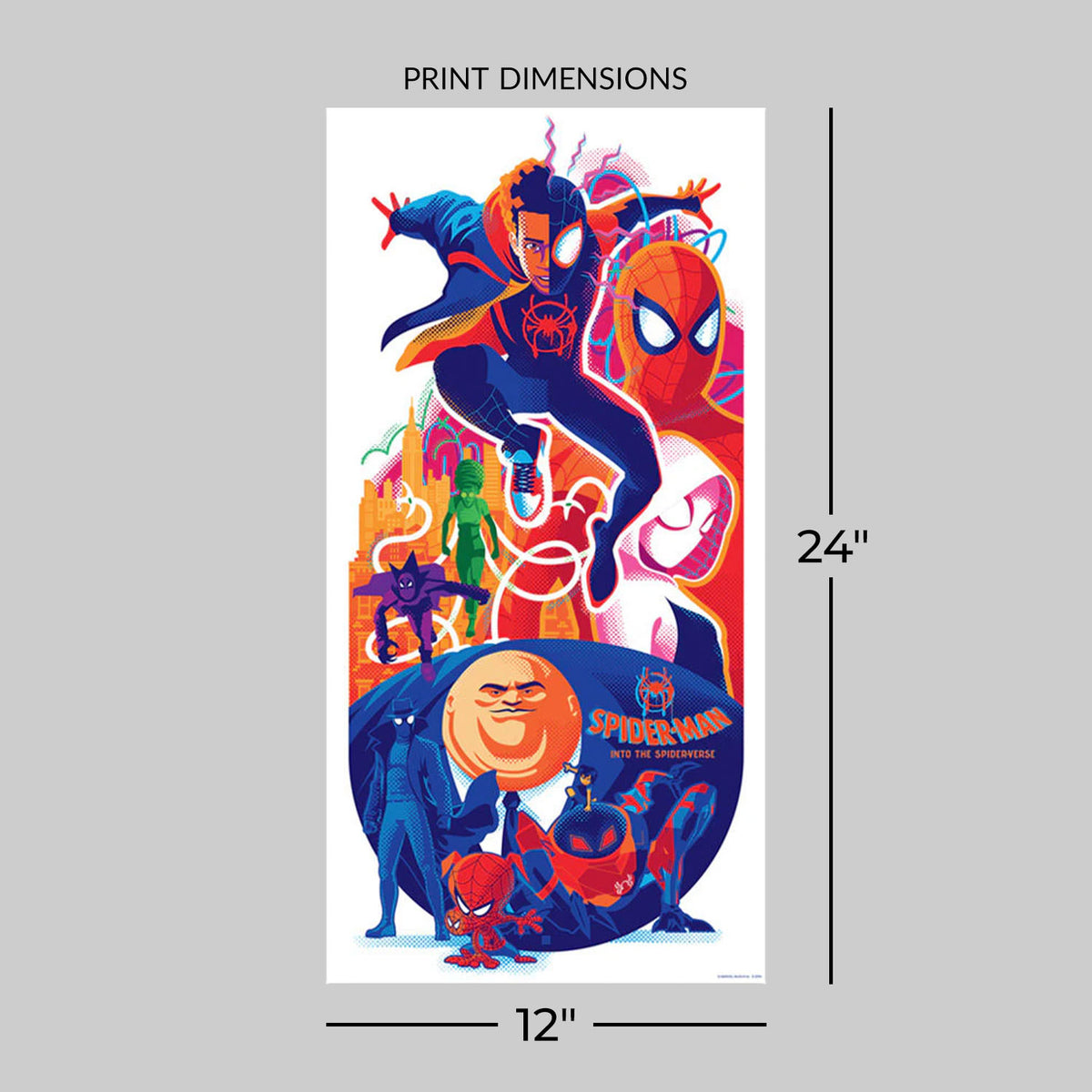 A Leap of Faith Marvel Spider-Man Miles Morales Art Print