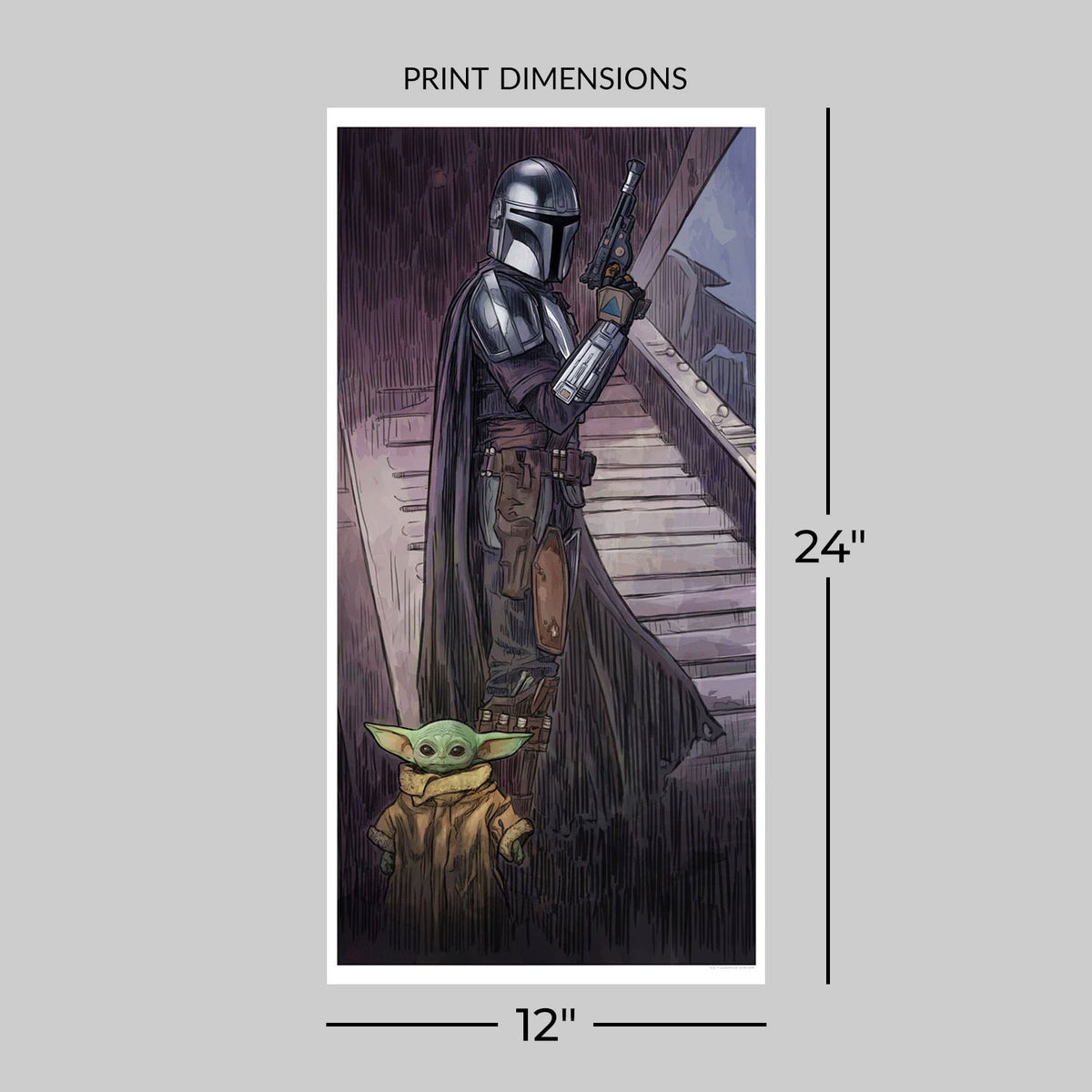 A Foundling in Your Care Star Wars Art Print