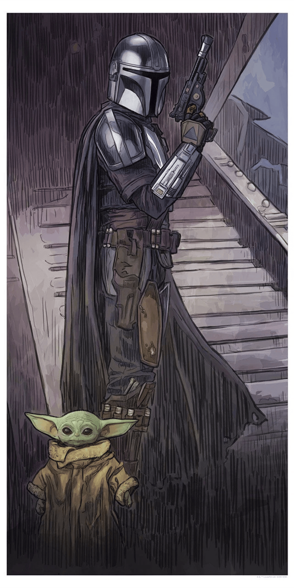 A Foundling in Your Care Star Wars Art Print