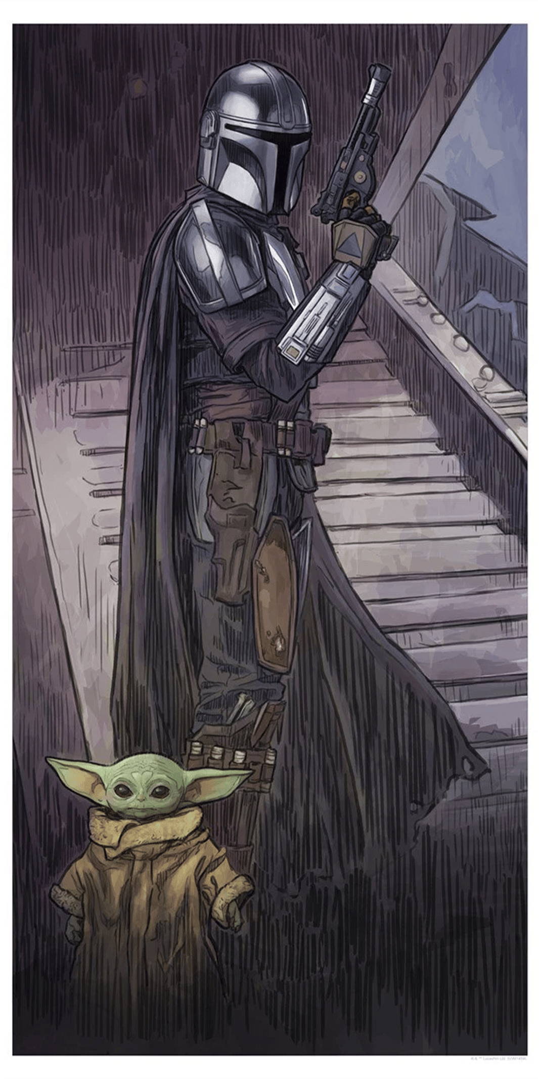 A Foundling in Your Care Star Wars Art Print
