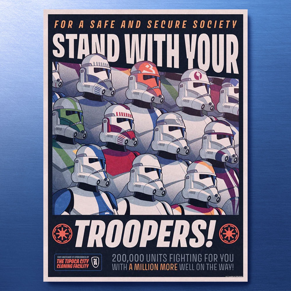 A Legion of Brothers Star Wars Clone Troopers Art Print
