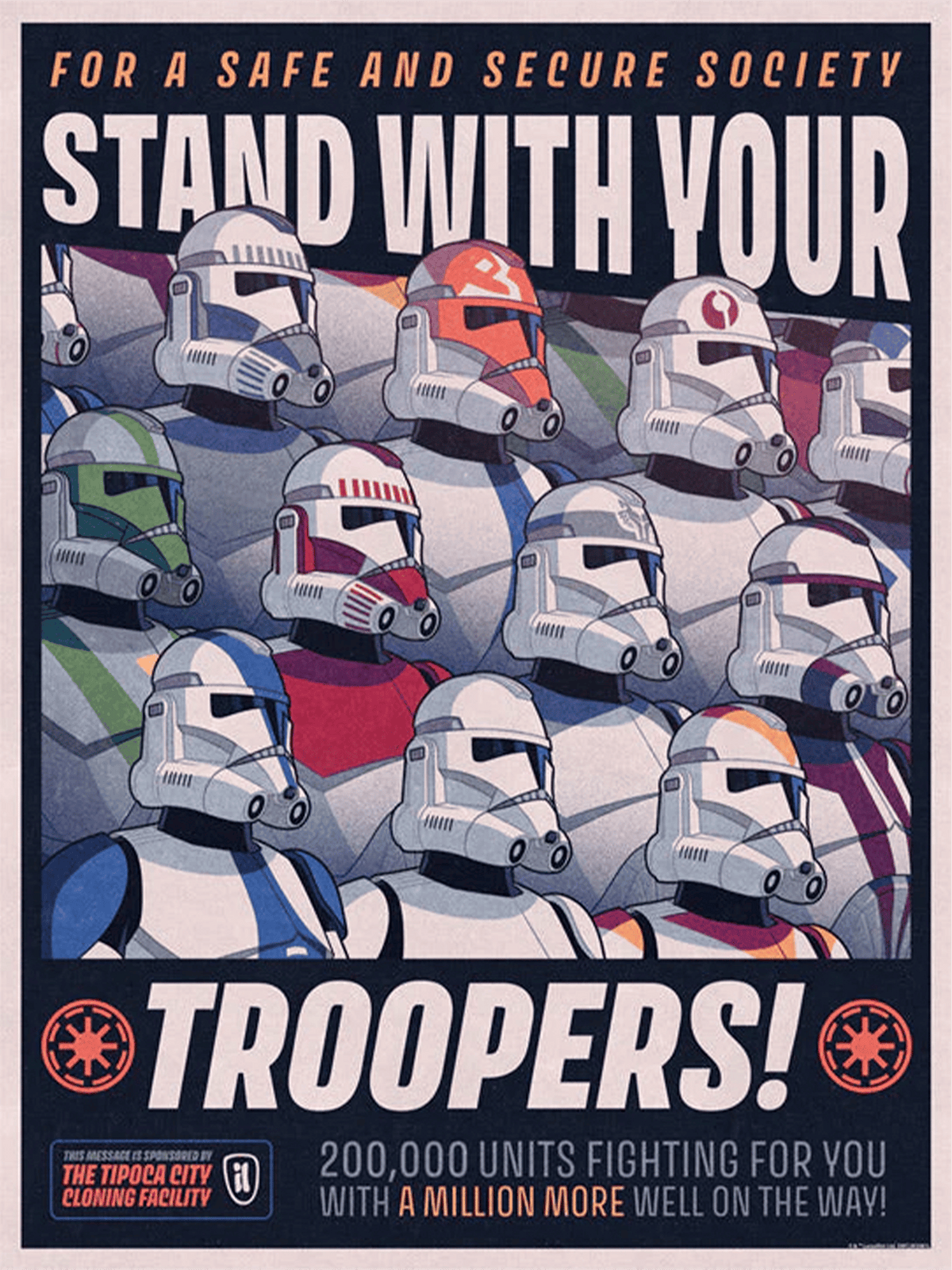 A Legion of Brothers Star Wars Clone Troopers Art Print