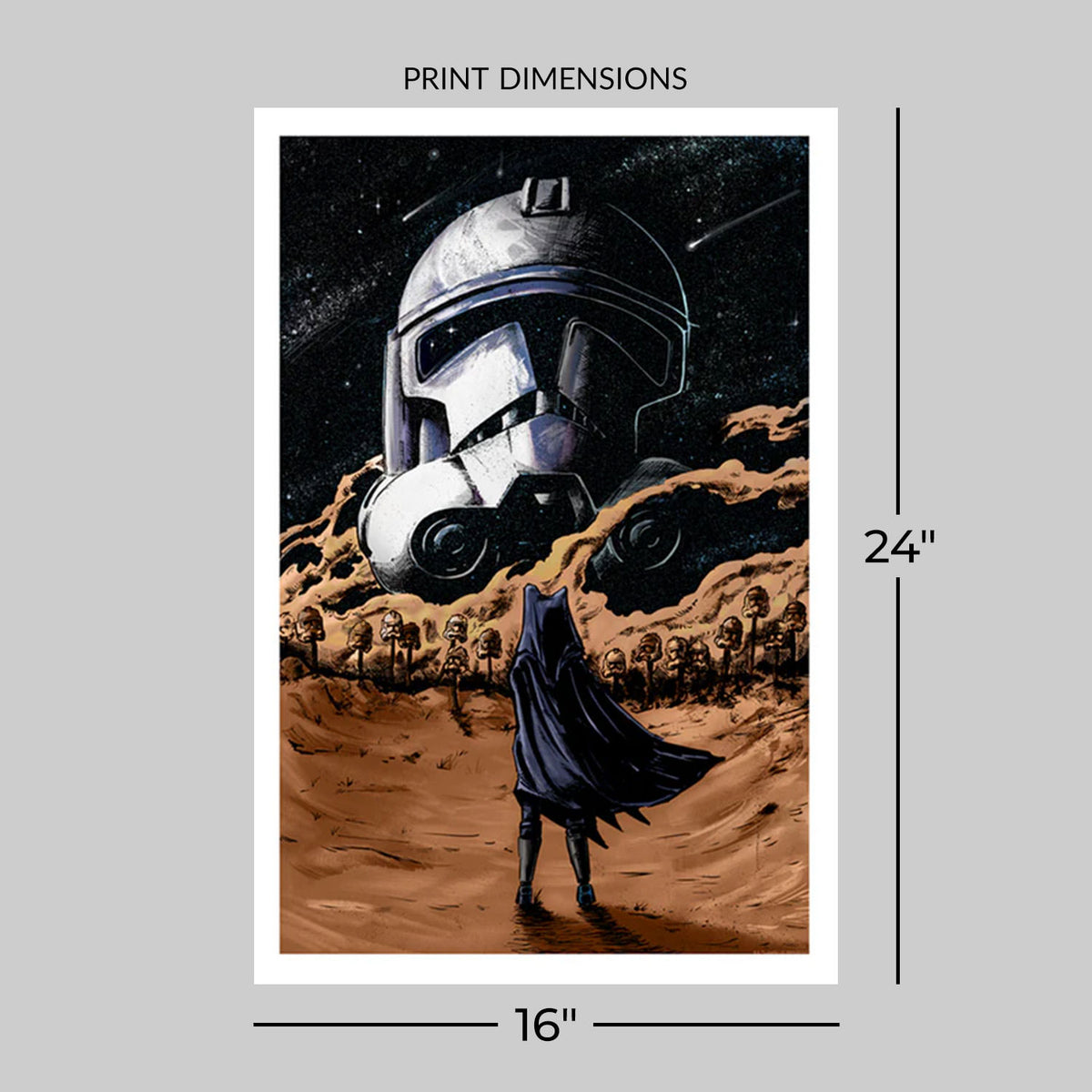After the Dust Settles Star Wars Art Print