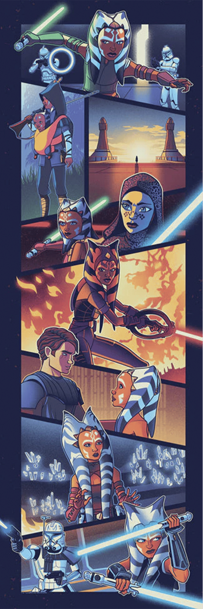 Ahsoka's Tale Star Wars Ahsoka Tano Art Print
