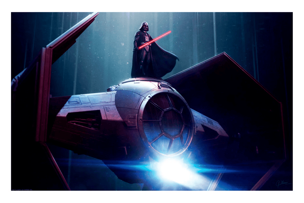 Braver than Most Star Wars Anakin Skywalker Darth Vader Art Print