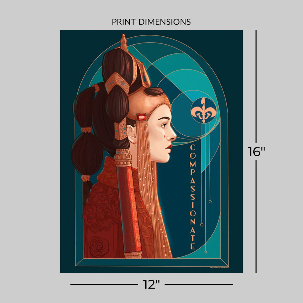 Compassionate Queen Star Wars Queen Amidala Art Print