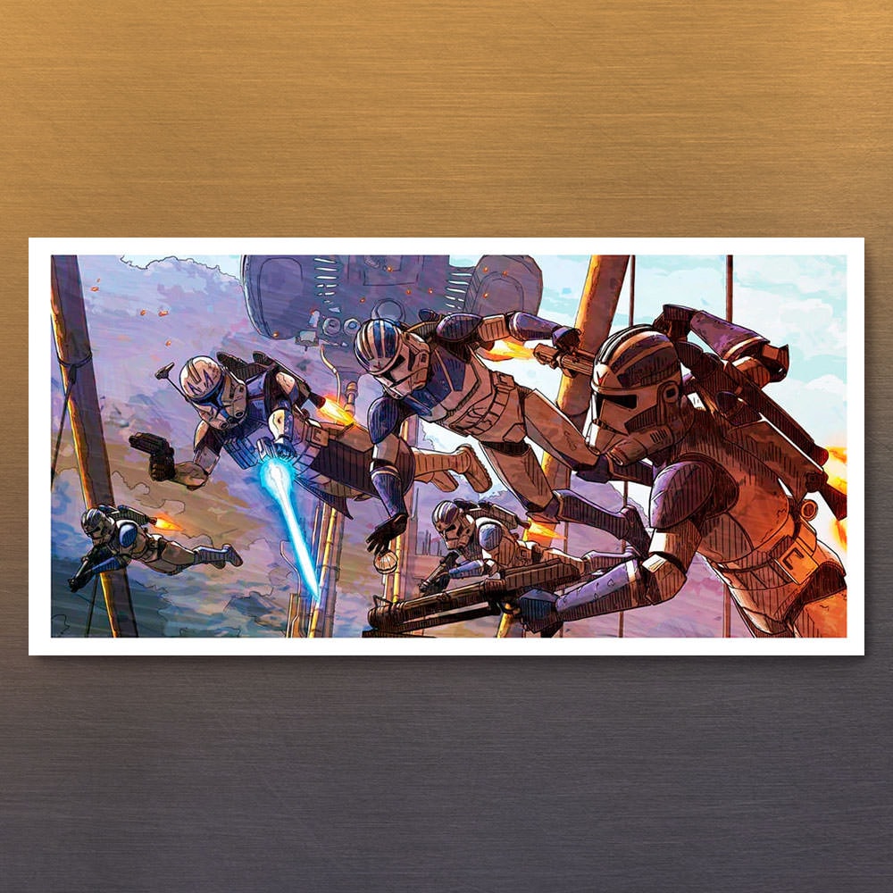 Hang in There Star Wars Captain Rex Art Print