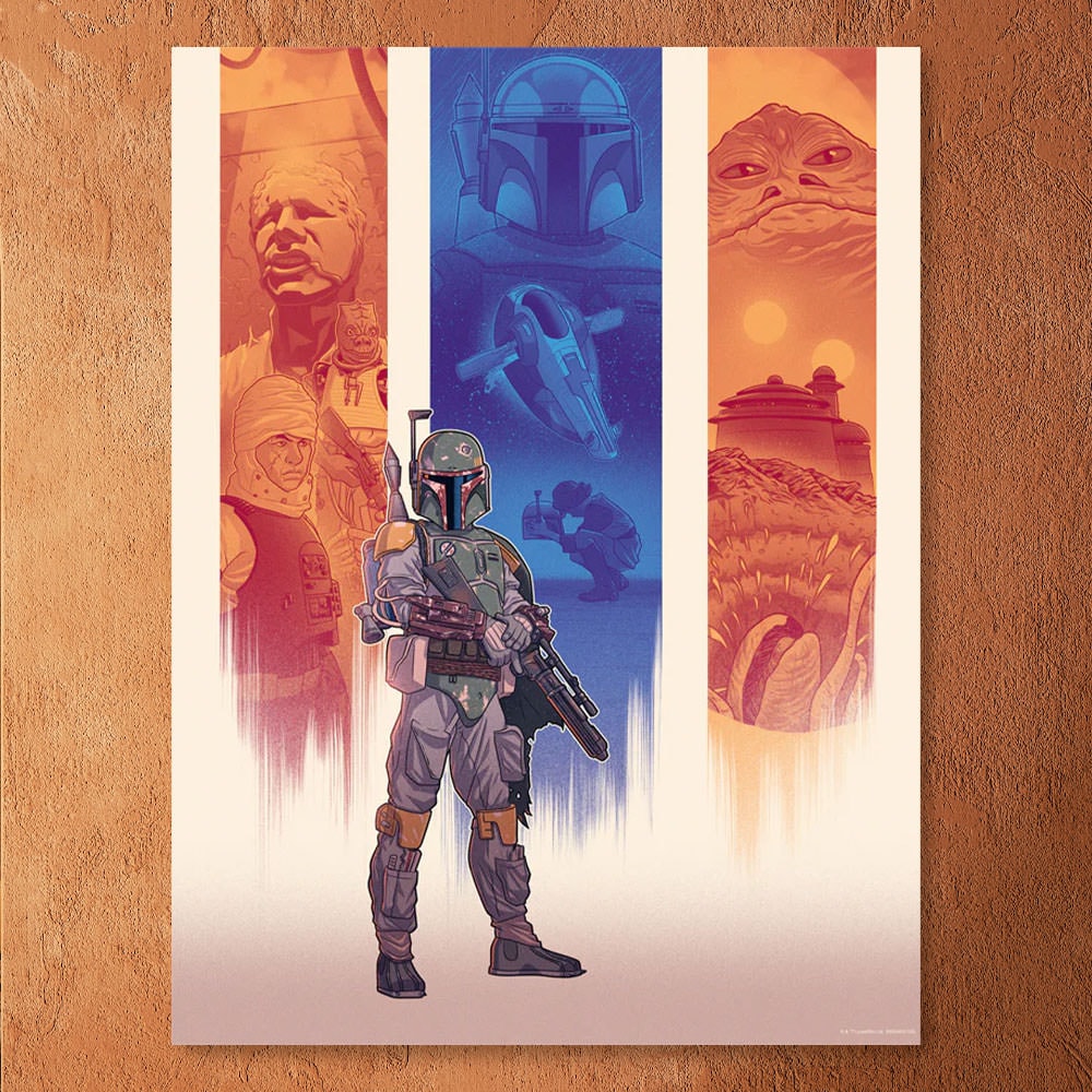 Hunter for Hire Star Wars Art Print