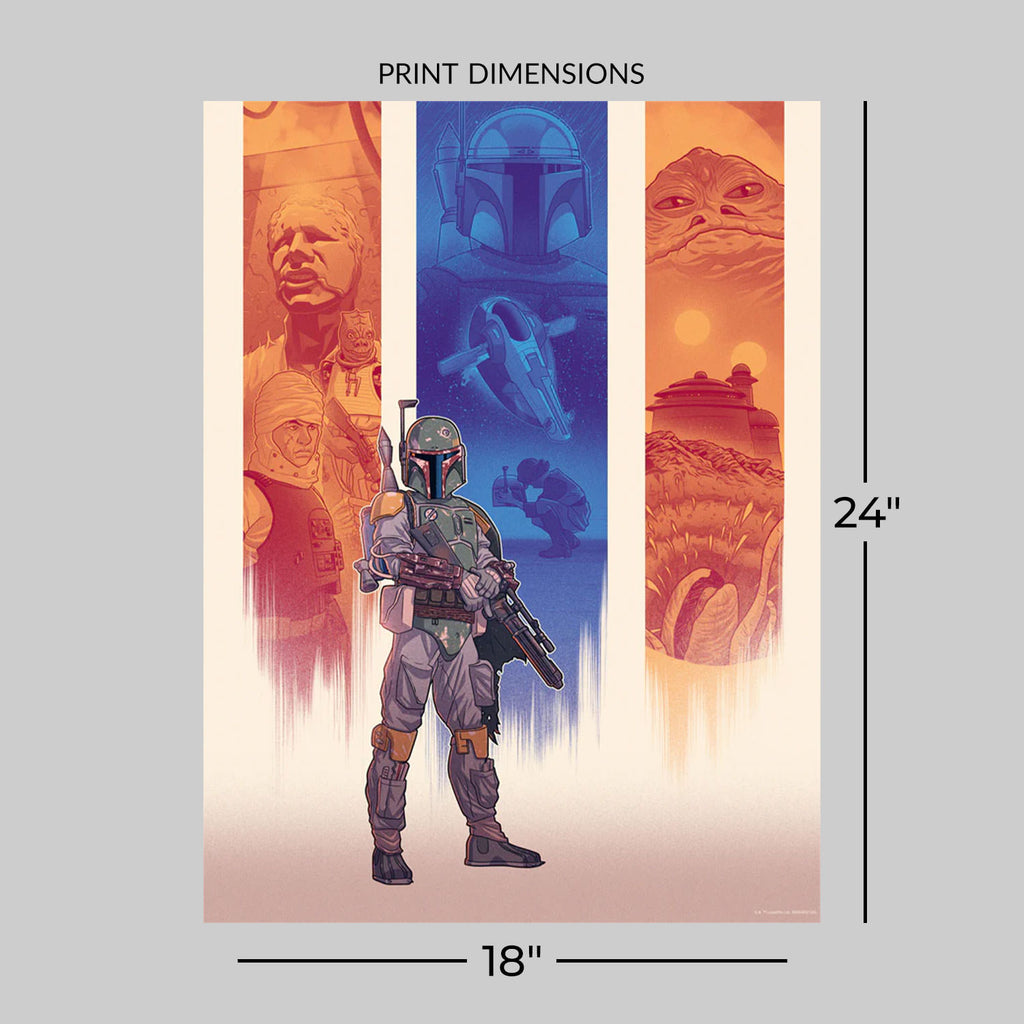 Hunter for Hire Star Wars Art Print
