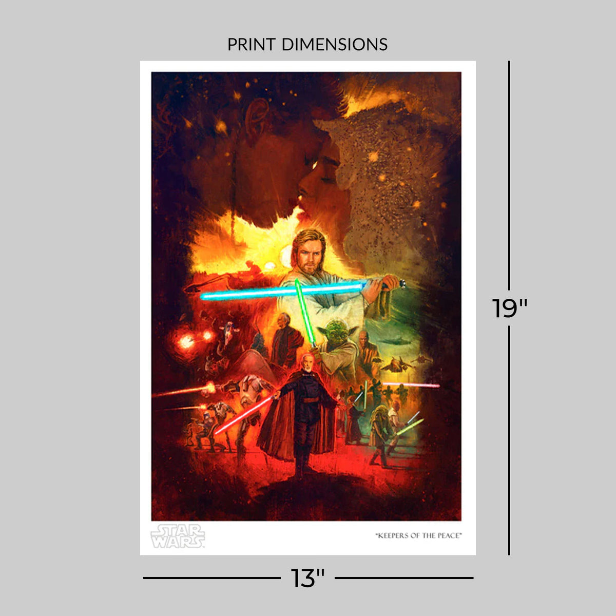 Keepers of the Peace Star Wars Art Print