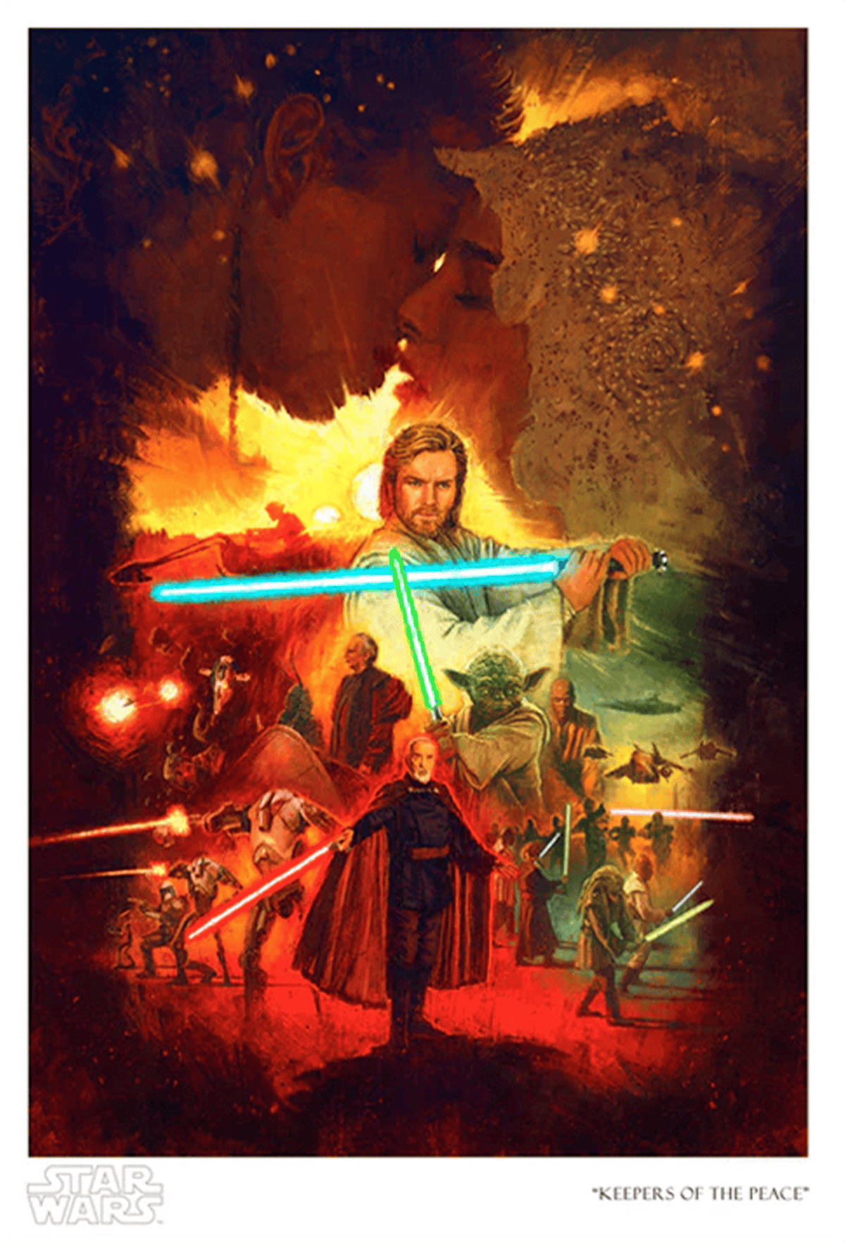 Keepers of the Peace Star Wars Art Print