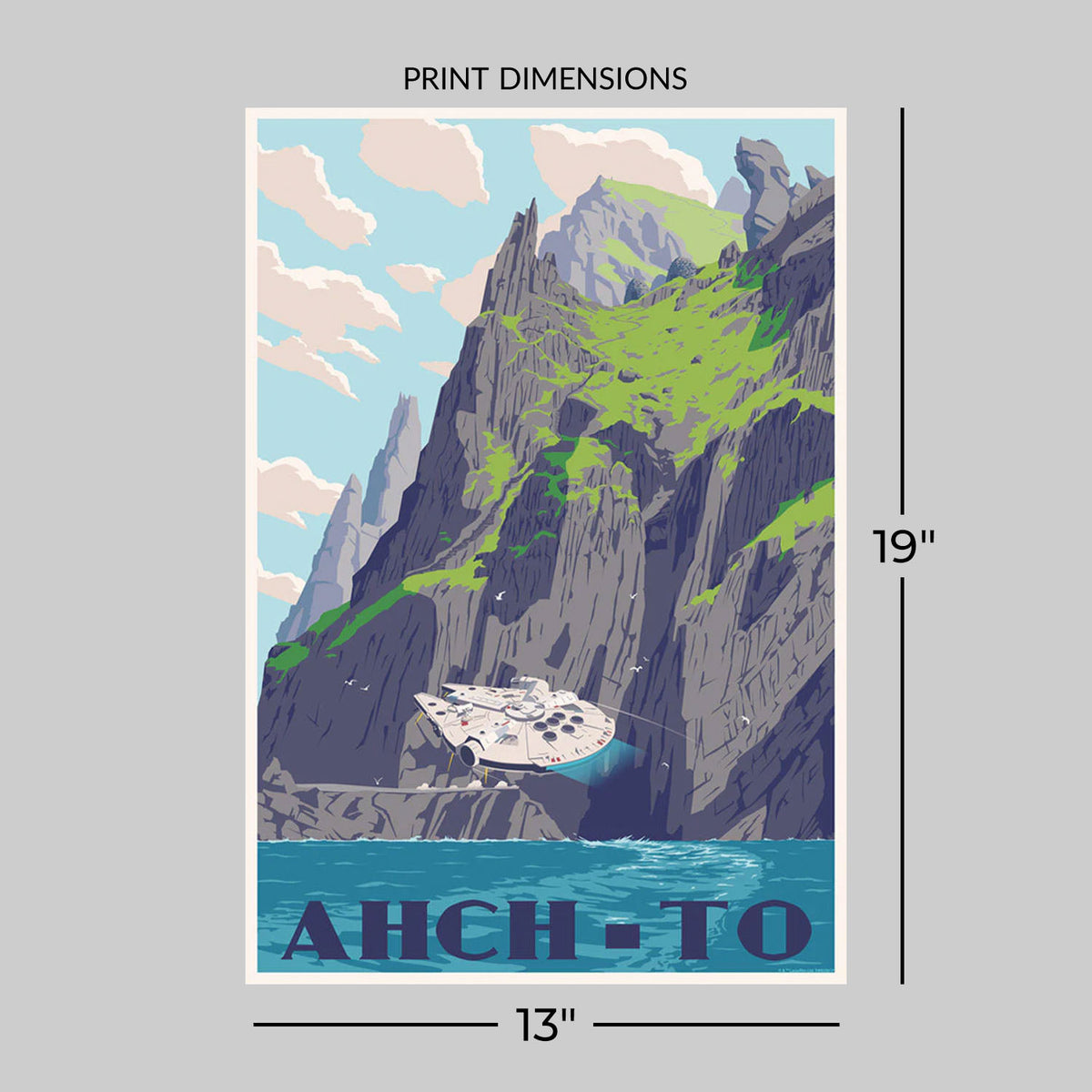 Lost and Found Star Wars Millennium Falcon Art Print
