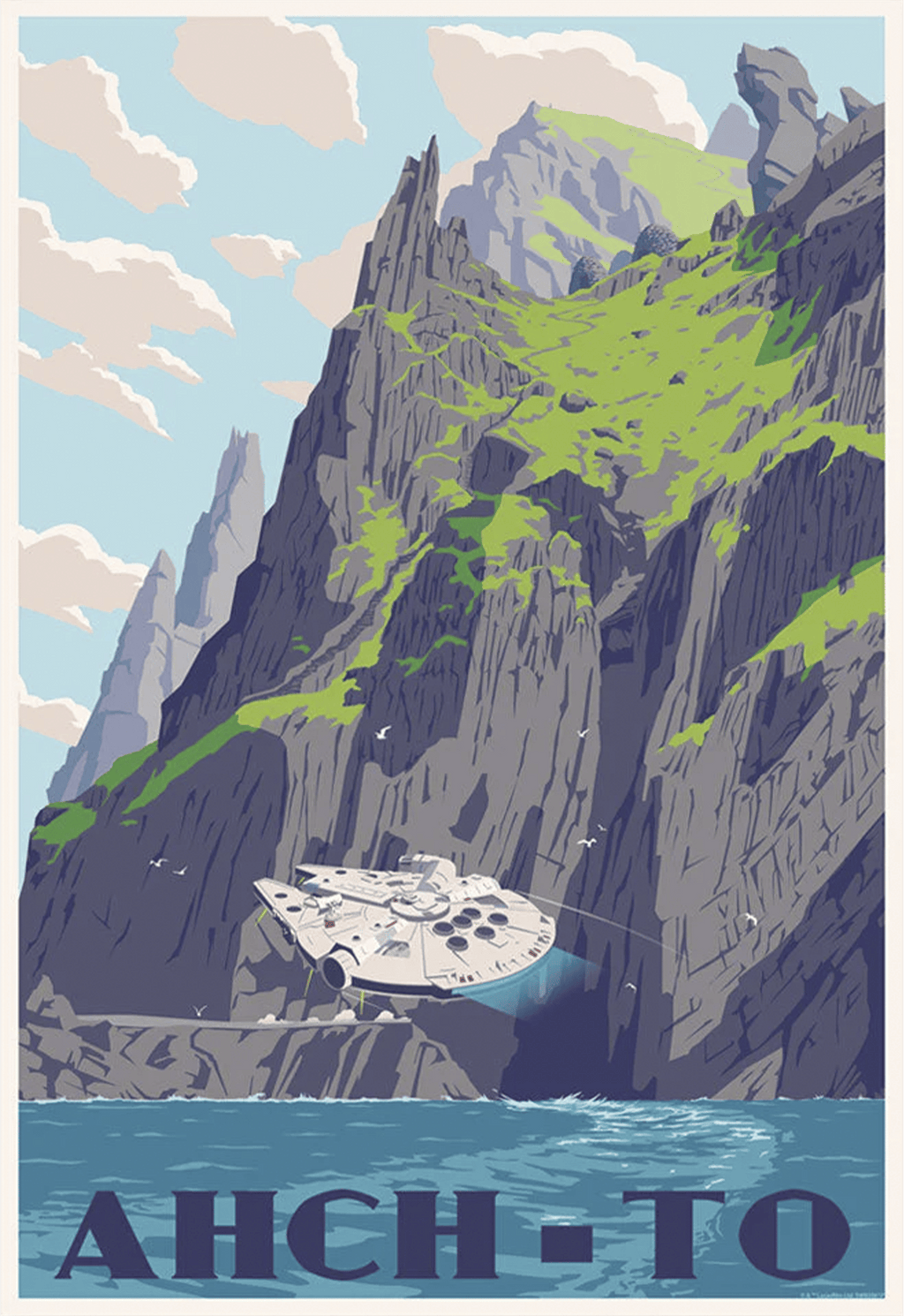 Lost and Found Star Wars Millennium Falcon Art Print