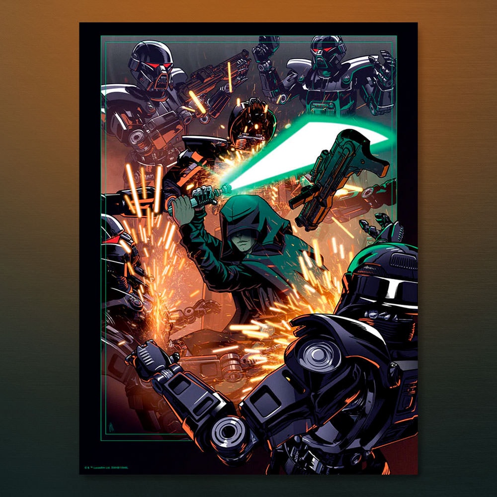 Masterhood Star Wars Luke Skywalker Dark Trooper Art Print