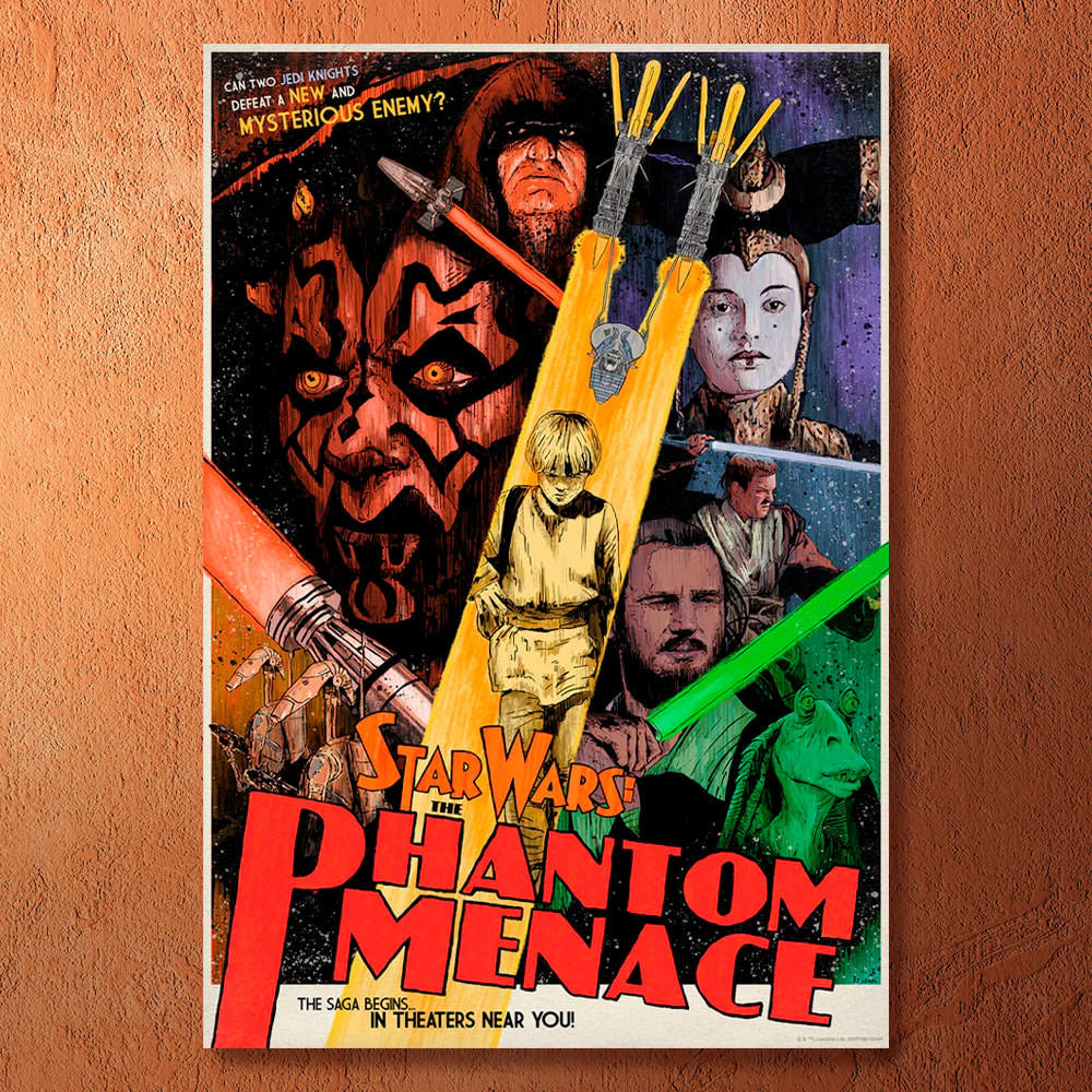 Mysterious Enemy Star Wars Movie Poster