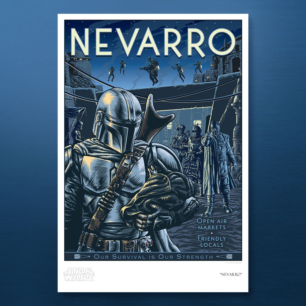 Nevarro Star Wars Art Print