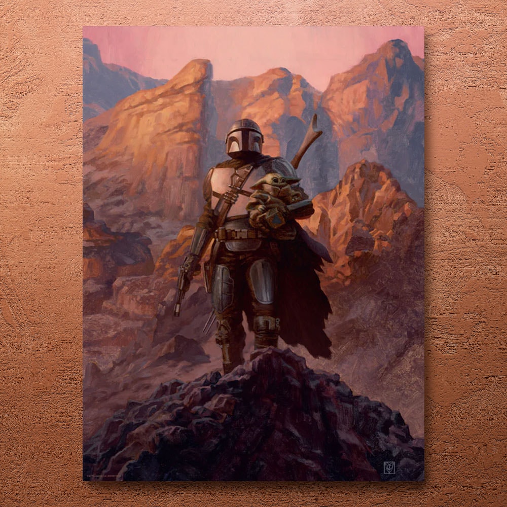 Over My Dead Body Star Wars Art Print