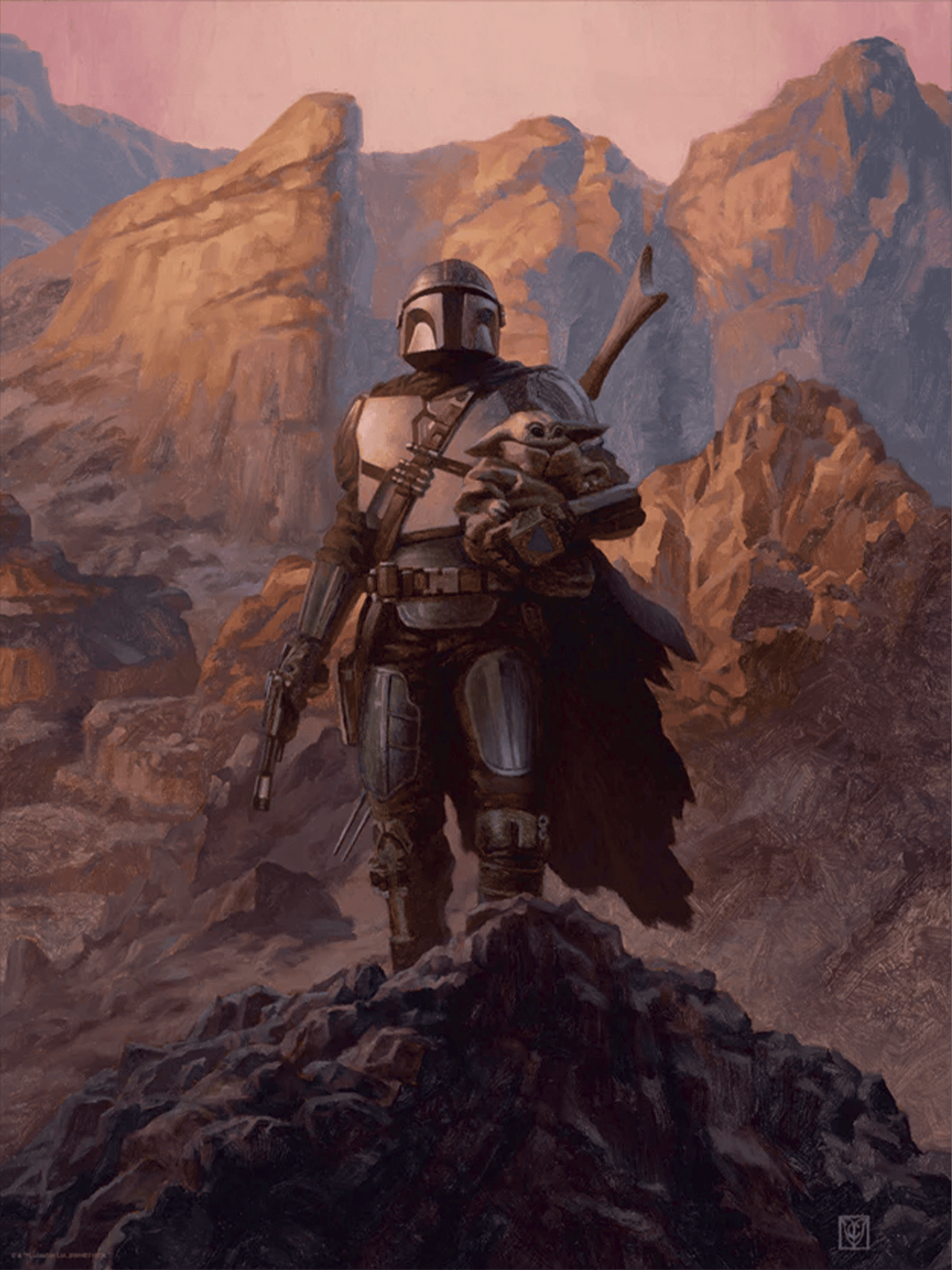 Over My Dead Body Star Wars Art Print