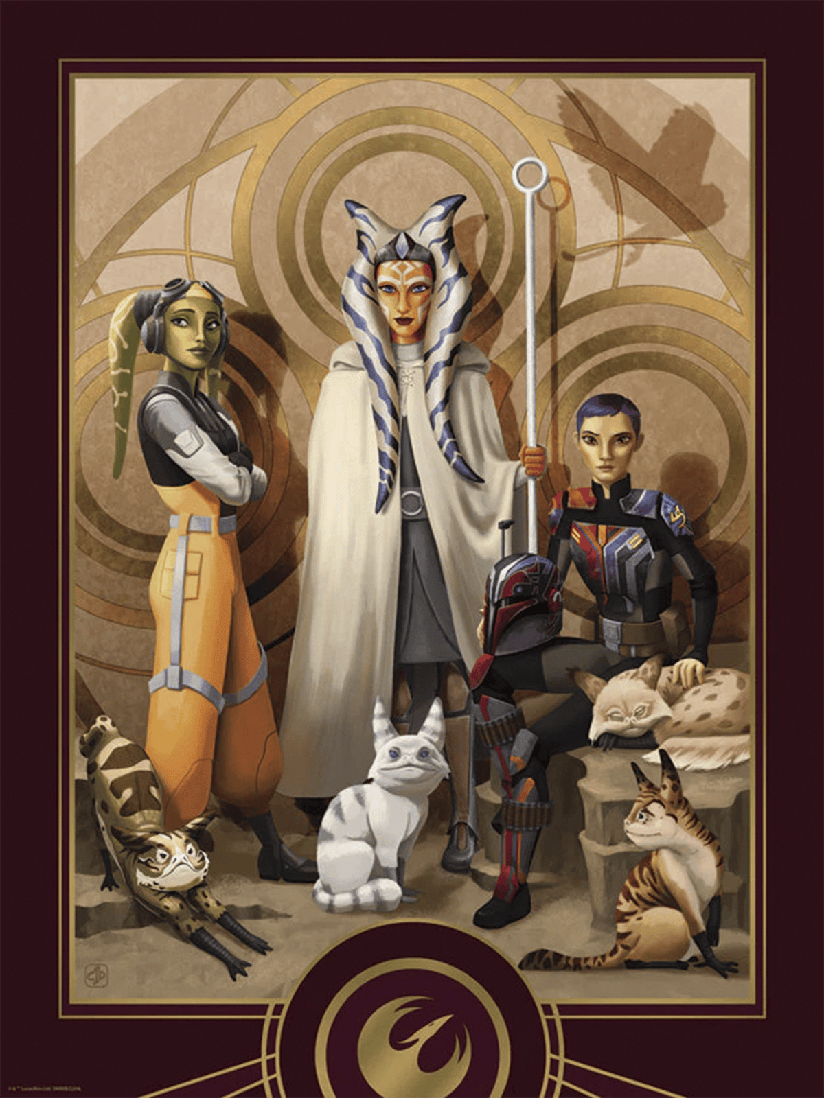 Peace on Lothal Star Wars Art Print