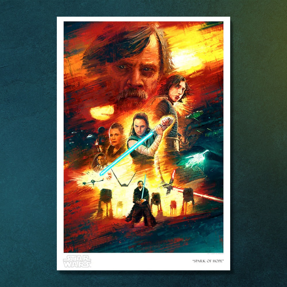 Spark of Hope Star Wars Art Print