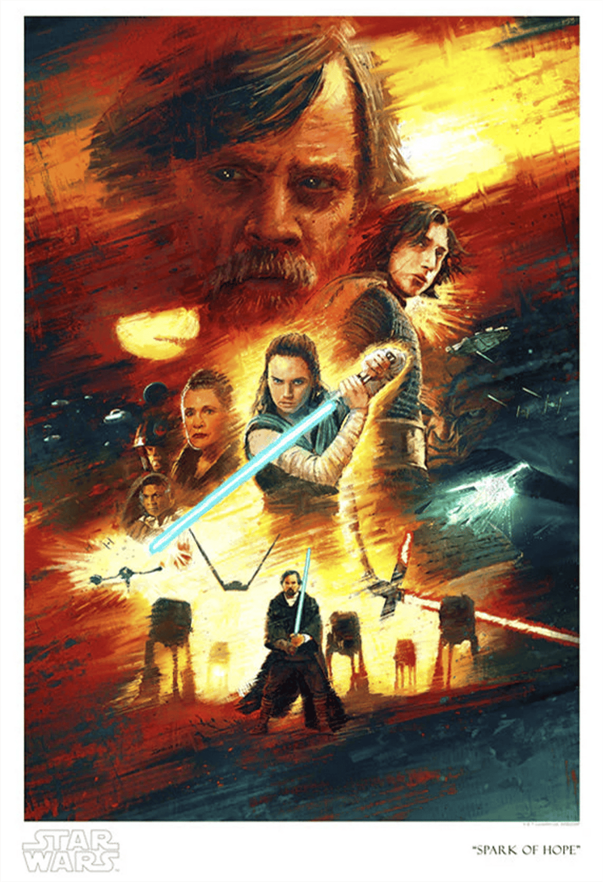 Spark of Hope Star Wars Art Print
