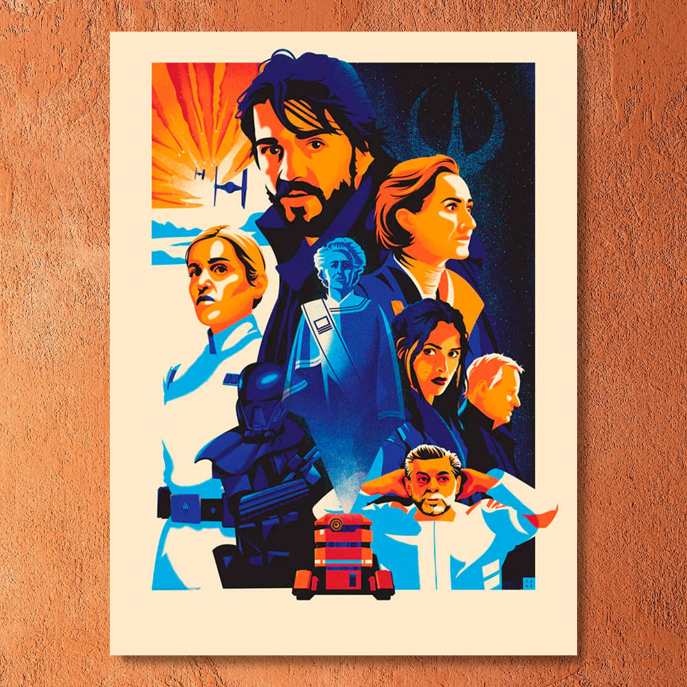 Stone and Sky Star Wars Cassian Andor Art Print