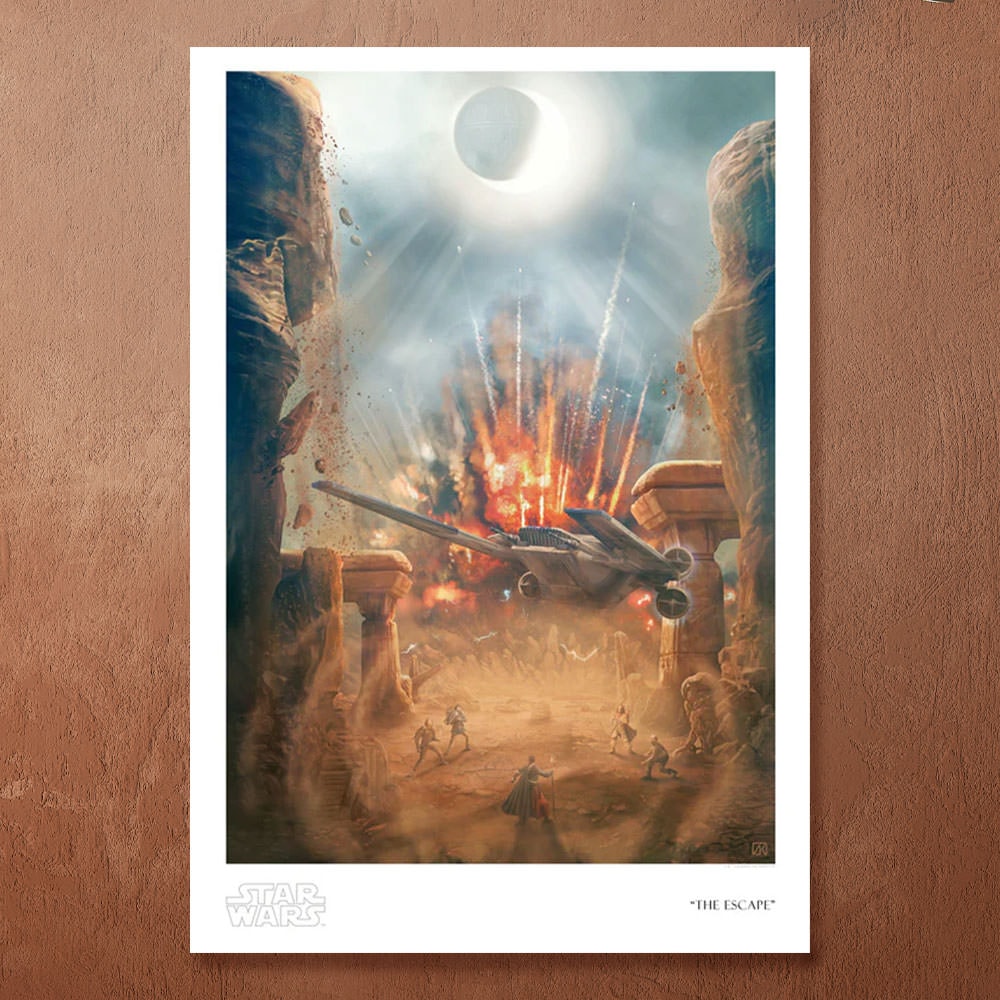 The Escape Star Wars Art Print