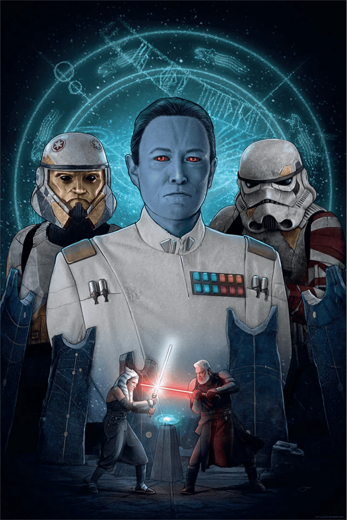 The Map to Grand Admiral Thrawn Star Wars Art Print