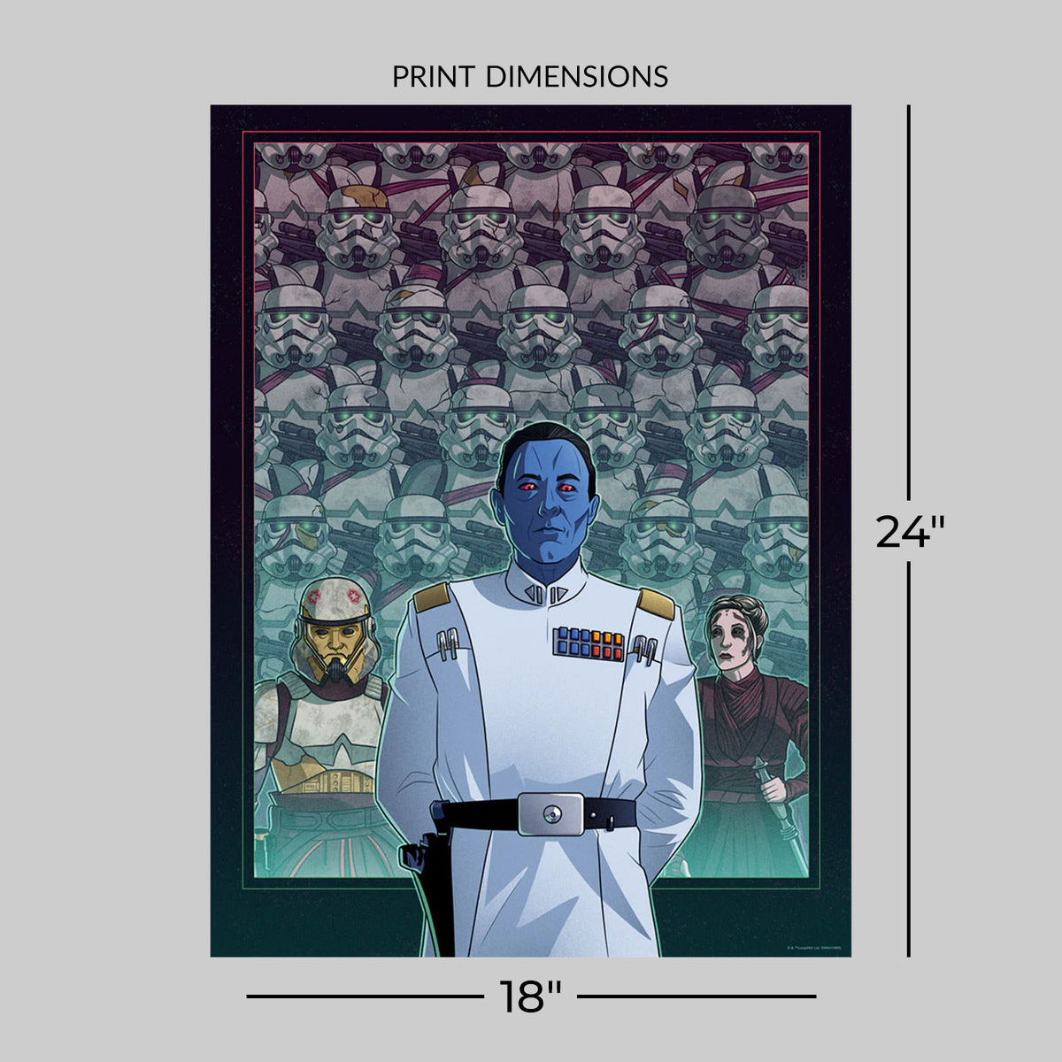 Thrawn's Forces Star Wars Grand Admiral Thrawn Art Print