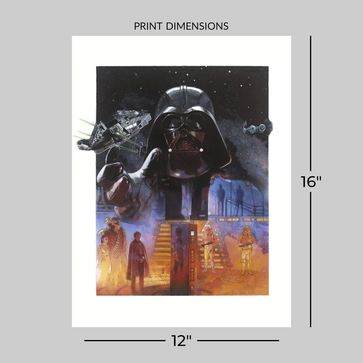 Useless to Resist Star Wars Art Print