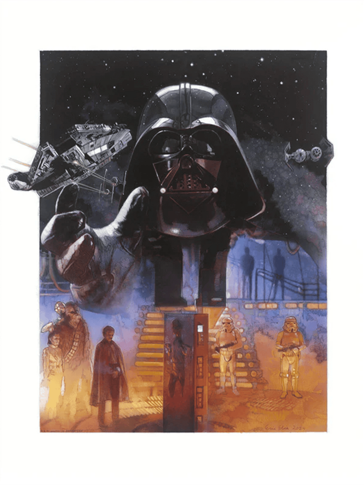 Useless to Resist Star Wars Art Print