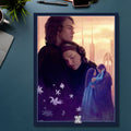 Across the Stars Star Wars Anakin Skywalker Queen Amidala Art Print