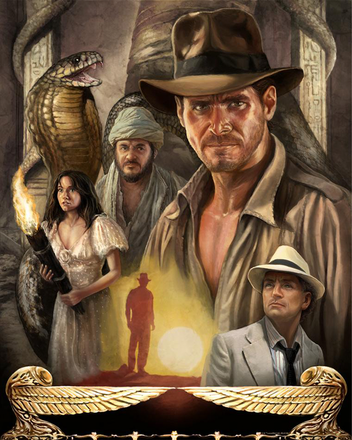 Adventure Awaits Indiana Jones Art Print