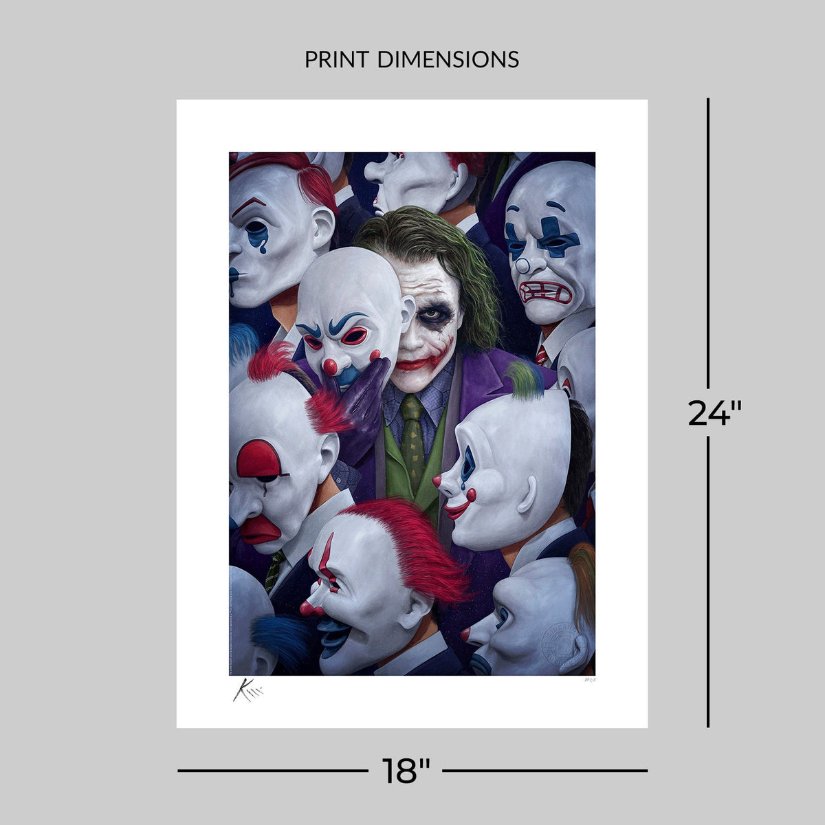 Agent of Chaos DC The Joker Art Print