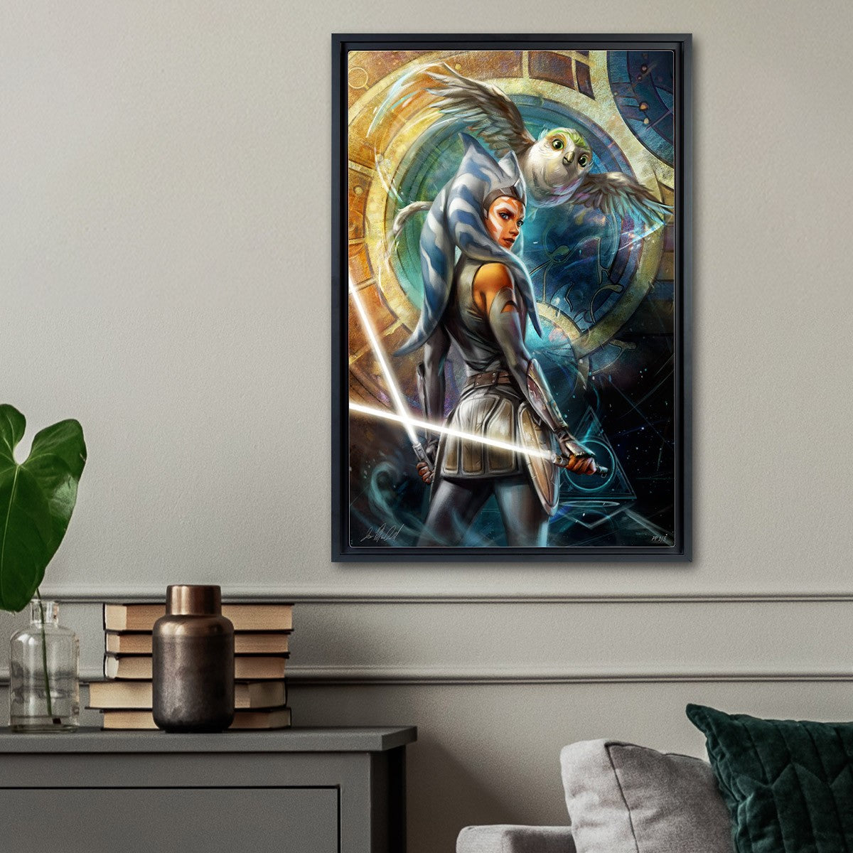 Ahsoka Tano and Morai: Old Friends Star Wars Art Print