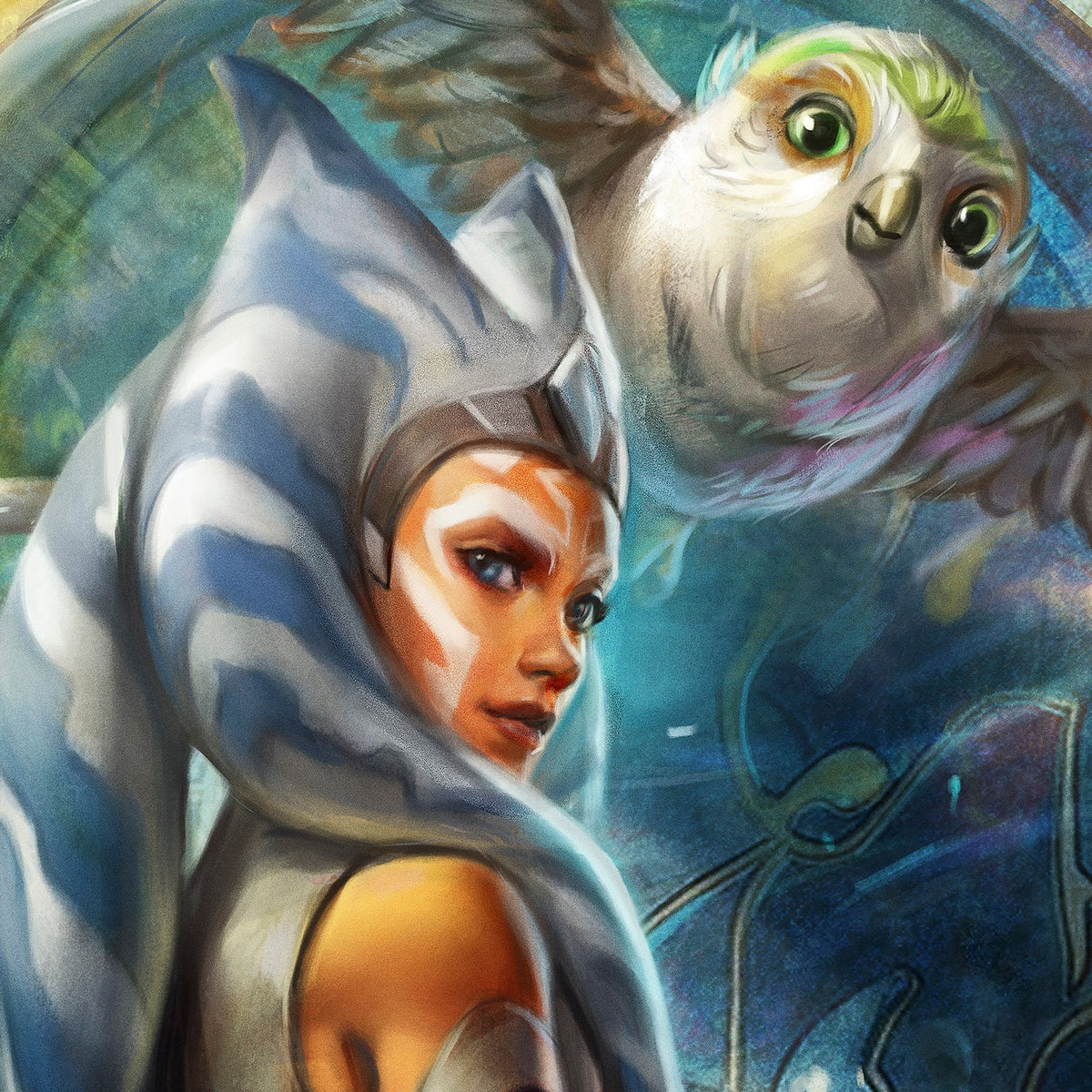 Ahsoka Tano and Morai: Old Friends Star Wars Art Print