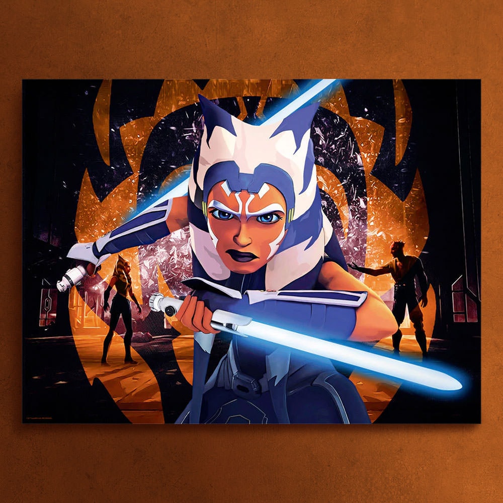 Ahsoka's Choice Star Wars Darth Maul Ahsoka Tano Art Print