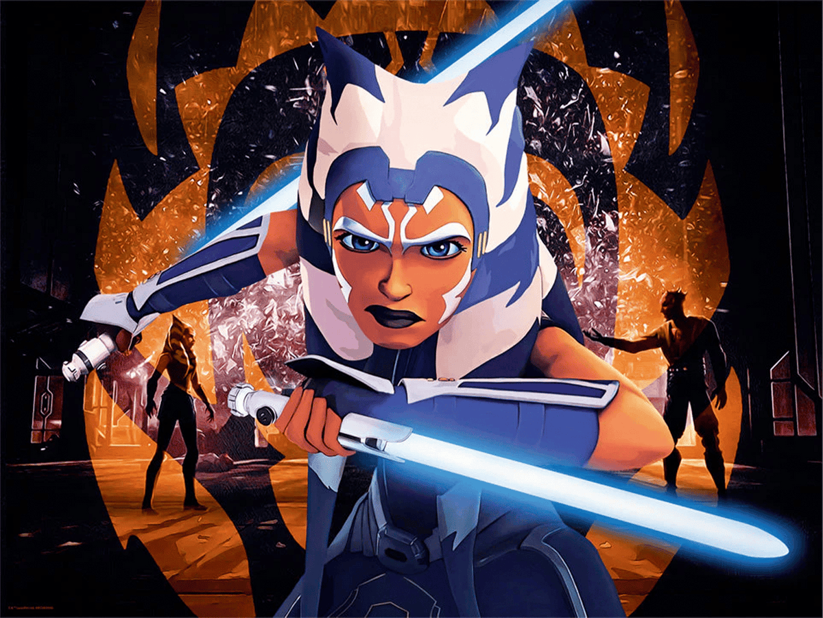 Ahsoka's Choice Star Wars Darth Maul Ahsoka Tano Art Print