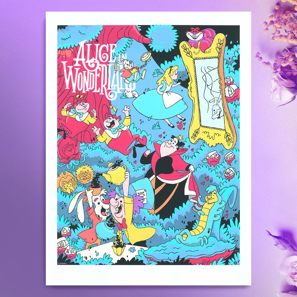 Alice in Wonderland Disney Movie Poster