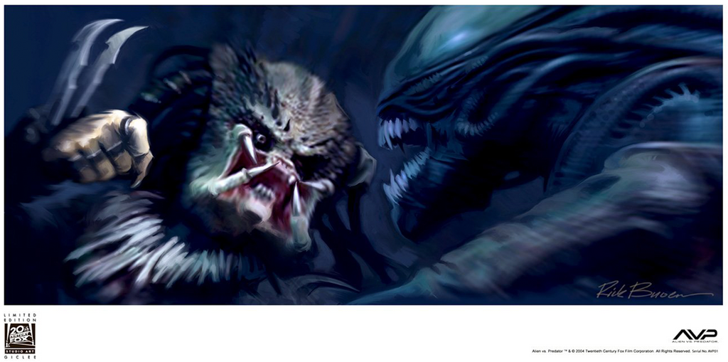 Alien vs. Predator #1 Alien Predator Art Print